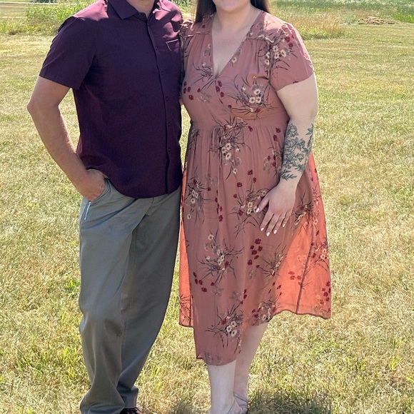 Floral Blush Christy Dawn Dress XL - Picture 6 of 6